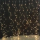 Гирлянда штора "Роса" 3x2м, 300 LED, от USB, 8 режимов + статический, IP44, Теплый белый - изображение 7