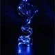 Гірлянда роса Кінський хвіст, 10 ниток по 2м, 200 LED, від USB, 8 режимів, Синьо-білий - зображення 7