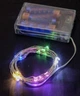 Гирлянда нить "Роса" на батарейках, 5м, 50 LED, статический режим, IP44, Мультиколор - изображение 2