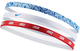 Zestaw opasek do włosów Nike Printed Headbands N0002560495OS 3 szt (887791377258) - obraz 1