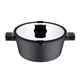 Каструля з кришкою Bergner Ion BG-35802-BK 28 см 6 л чорна - зображення 2