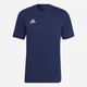 T-shirt męski w serek Adidas ENT 22 Tee HC0450 M Granatowy (4065418922098) - obraz 6