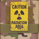 Шеврон Caution Radiation Area, 8х5, на липучці (велкро), патч друкований - зображення 2