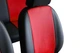 Авточехлы из экокожи RENAULT SANDERO 2007-2012 Pok-ter PERLINE с красной вставкой - изображение 4