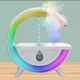 Зволожувач повітря нічник з RGB підсвіткою T00K8 антигравітаційний крапельний ефект Білий - зображення 2