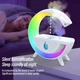 Зволожувач повітря нічник з RGB підсвіткою T00K8 антигравітаційний крапельний ефект Білий - зображення 6