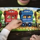 Деревянный сортер "Веселый паровозик – 3 вагона" Ubumblebees (ПСФ019) PSF019 пазл-вкладыш - изображение 5