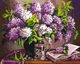 Картина по номерам Origami Букет сирени 40х50 см (LW3075) - изображение 1