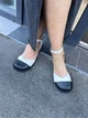 Босоножки женские ShoesBand Молочные с черным носком натуральная кожа 39 (25 см) (S99001) - изображение 6