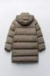 Куртка тепла вітронепроникна Zara S бежевий 3046/343/706 - изображение 2