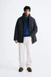 Куртка утеплена стьобана Zara M сіро-зелений 6518/501/518 - зображення 3