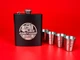 Набор подарочный фляга с рюмками VexShop 7oz подарок мужчине, 4 рюмки и фляга (61145-25) - изображение 3