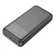 УМБ HOCO Fast fully compatible power bank with digital display 20000mAh J121A |2USB/Type-C, 5A/22.5W, QC/PD| black - изображение 3