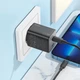 Адаптер мережевий Hoco Elogiado dual-port charger N42 |2Type-C, 45W/3A, PD/QC| Колір Black - зображення 2