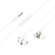 Навушники Borofone Miller universal earphones with microphone BM90 білі - зображення 3
