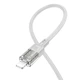 Кабель Hoco Lightning Spirit transparent charging data cable U129 |2.4A, 1.2M| black - зображення 5