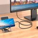 Кабель HOCO HD on-screen cable Type-C to HDTV UA27 |4K, 2m| metal-grey - зображення 6