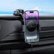 Держатель HOCO Speed wireless fast charging Car holder HW14 (center console) |15W, 4.5-7"| черный - изображение 7