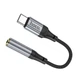 Переходник HOCO Fresh Digital Type-C to 3.5 audio converter LS36 |0.12m, DAC| черный - изображение 4