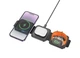 Безпровідна зарядка підставка HOCO CQ4 3в1 на 15W Magsafe - зображення 1