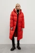 Длинный женский пуховик oversize Finn Flare FWC11084-305 красный XL - изображение 2