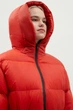 Длинный женский пуховик oversize Finn Flare FWC11084-305 красный XL - изображение 5