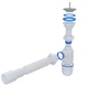 Сифон під умивальник Waterstal А-32019 1 1/2″ пластик білий (GSR-000013265) - зображення 2