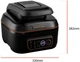 Мультипечь Russell Hobbs SatisFry Air & Grill 26520-56 черно-оранжевый - изображение 4