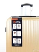 Чемодан большой на колесах Easy Move ABS 76 х 49 х 29 см 95 л Золотой - изображение 6
