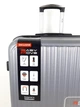 Чемодан большой на колесах Easy Move ABS 76 х 49 х 29 см 95 л Серебро - изображение 4