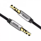 Кабель Aux (1m) Baseus (CAM30-BS1) M30 Yiven Black & Silver — CAM30-BS1 Silver+Black (070h) - изображение 1