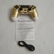 Беспроводной bluetooth джойстик DOUBLE Wireless Controller PS4 -DS-2312-Gold. Золото - изображение 5