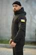 Мужской костюм утепленный куртка и штаны с шевроном Reef Softshell Intruder 0193 3XL Черный ( IN - 0193/01 F ) - изображение 4