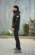 Мужской костюм утепленный куртка и штаны с шевроном Reef Softshell Intruder 0193 3XL Черный ( IN - 0193/01 F ) - изображение 3