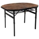 Стіл Bo-Camp Woodbine Oval 100x70 cm Темно-коричневий - зображення 1