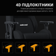 Игровое кресло Anda Seat Kaiser Frontier Fabric Black Size XL нагрузка до 180 кг, лён, пена, гарантия 24 мес, наклон спинки 155 °, рост до 200 см - изображение 12