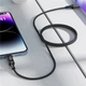Дата кабель Acefast C7-04 USB-A to USB-C zinc alloy (Black) (185872) - изображение 7