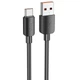 Дата кабель Hoco X96 Hyper USB для Type-C 27W (1m) Black - зображення 1