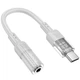 Перехідник Aux HOCO LS37 Spirit transparent external sound card Type-C to 3.5mm (Gray) (199190) - зображення 2