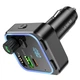 Автомобильное зарядное устройство FM модулятор Borofone BC53 Highway PD20W+QC3.0 (Black) (186137) - изображение 4
