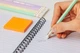 Набор чернографитных карандашей BiC Evolution пастель с ластиком 5 шт (3086123747715) - изображение 6