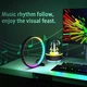 Настольная LED лампа RGB Intelligent circular atmosphere light Bluetooth USB with app (Black) Epik (182435) - изображение 3