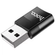 Переходник OTG Hoco UA17 Type-C - USB 2.0, Black - изображение 3