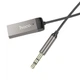 Bluetooth-ресивер HOCO E78 Benefit car AUX BT receiver with cable Black Metal Gray (6942007605663) - изображение 6