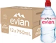Упаковка минеральной негазированной воды Evian Sport 0.75 л х 12 бутылок (3068320014067_3068320105314) - изображение 1