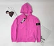 Кофта толстовка зип худи Stone Island с капюшоном Стон Айленд розовый Pink M - изображение 1