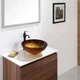 Умивальник скляний Kraus Nature 432х432 мм GV-390-19MM - зображення 4