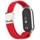 Ремешок для Xiaomi Smart Band 10/9/8, Braided Solo Loop, красный, нейлоновый плетеный браслет, эластичный сменный ремешок для фитнес-трекера с надежным креплением, ArmorStandart (ARM86884) - изображение 2