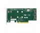 Контролер RAID SSD Supermicro NVME AOC CARD AOC-SLG3-2M2-O - зображення 2