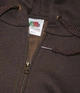 Толстовка мужская Fruit of the Loom Premium hooded sweat jacket S Шоколадный (0620340CQS) - изображение 3